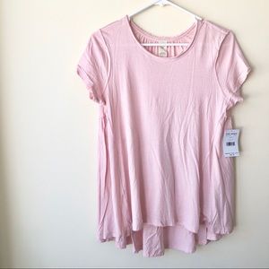 Free People Short Sleeve Flowy Top
